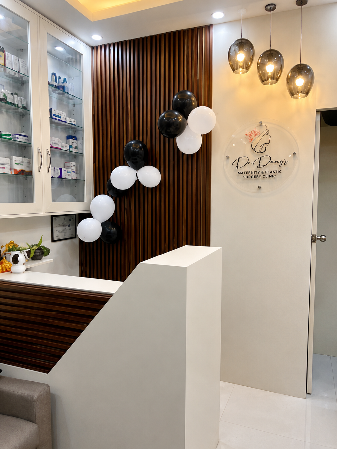 Interior view of Dr Dang's Maternity and Plastic Surgery Clinic, Dehradun